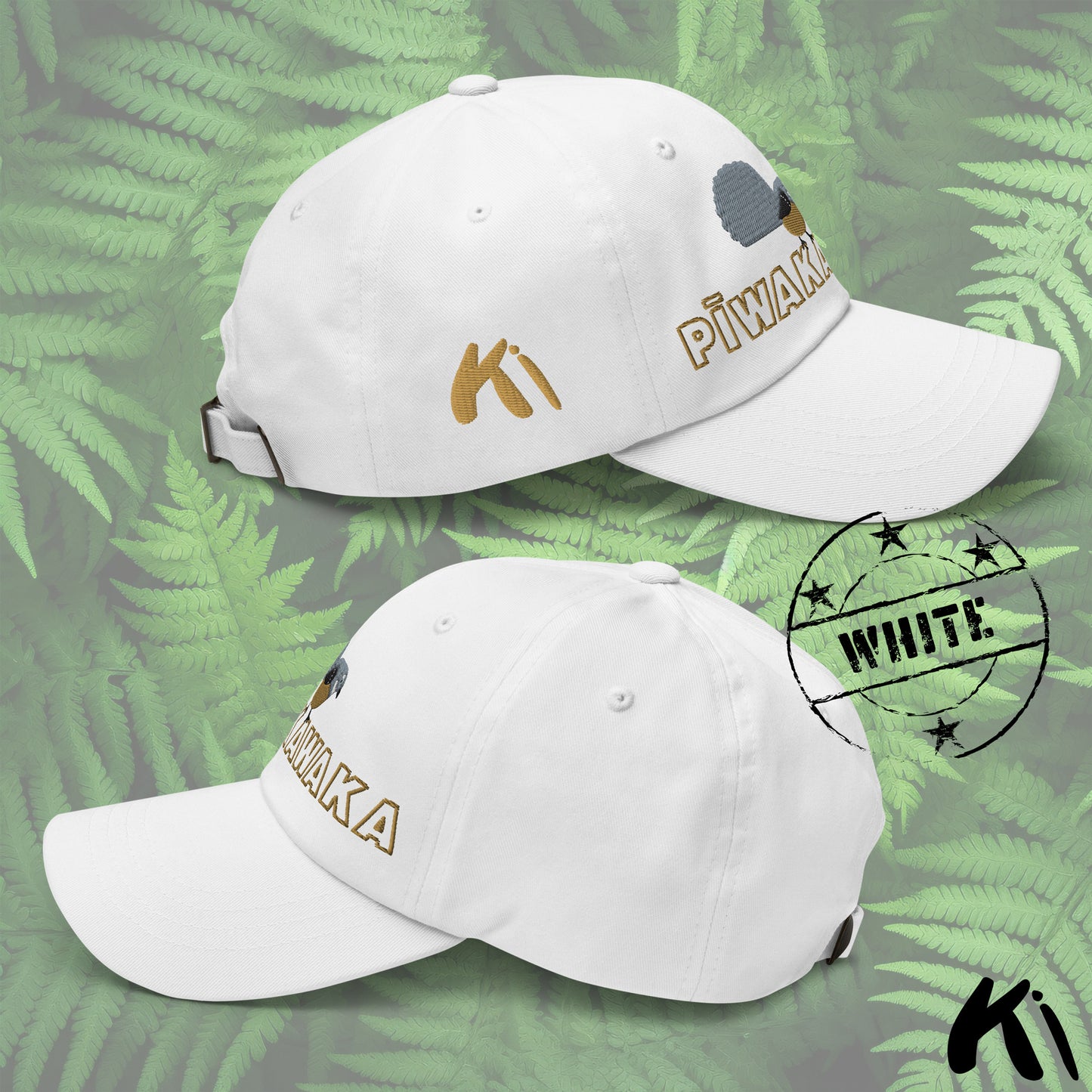 PĪWAKAWAKA / Fantail Embroidered Dad hat