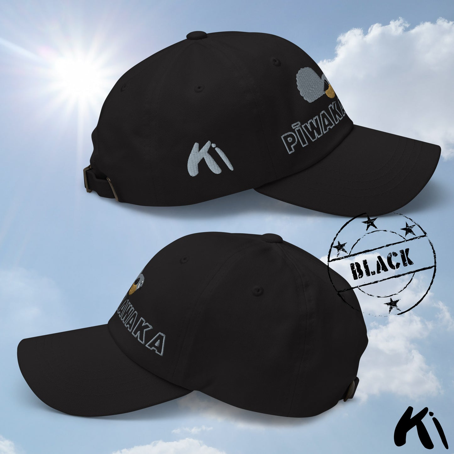 PĪWAKAWAKA / Fantail Embroidered Cap