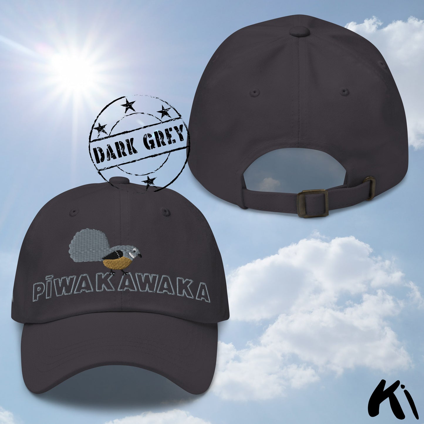 PĪWAKAWAKA / Fantail Embroidered Cap