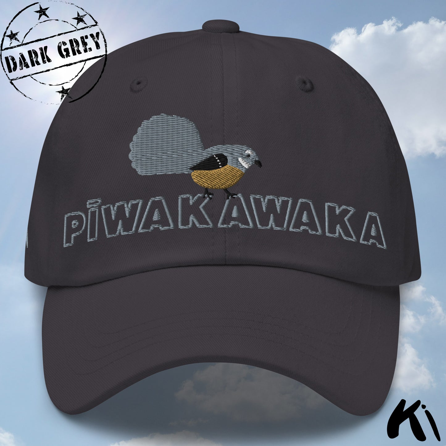 PĪWAKAWAKA / Fantail Embroidered Cap