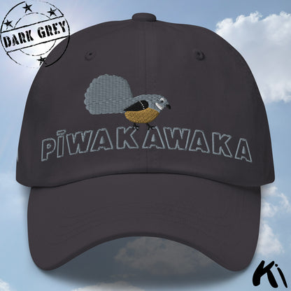 PĪWAKAWAKA / Fantail Embroidered Cap