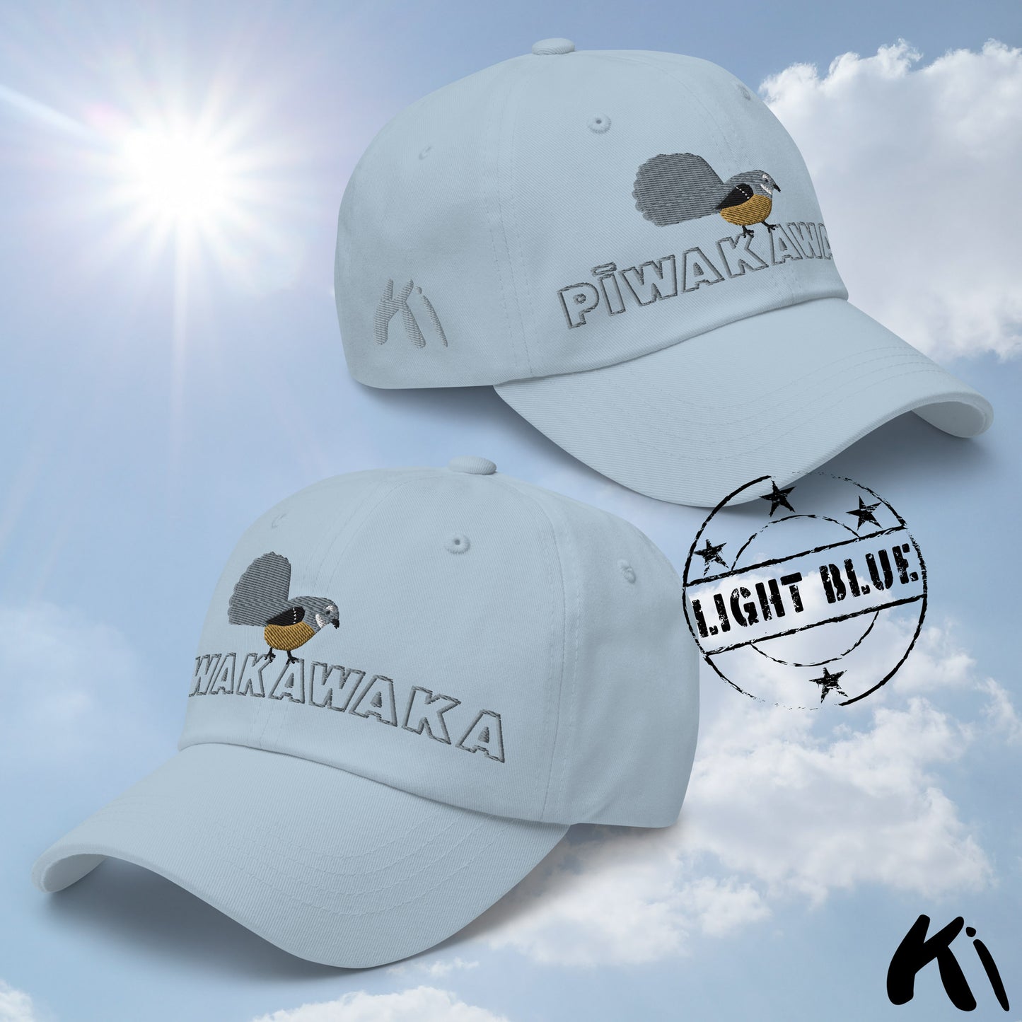 PĪWAKAWAKA / Fantail Embroidered Cap