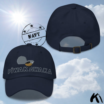 PĪWAKAWAKA / Fantail Embroidered Cap