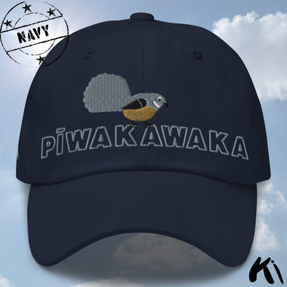 PĪWAKAWAKA / Fantail Embroidered Cap
