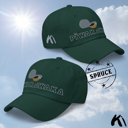 PĪWAKAWAKA / Fantail Embroidered Cap