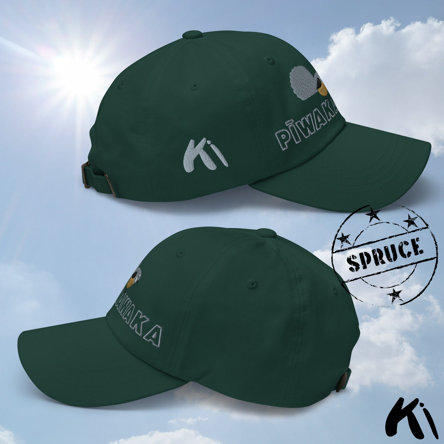 PĪWAKAWAKA / Fantail Embroidered Cap