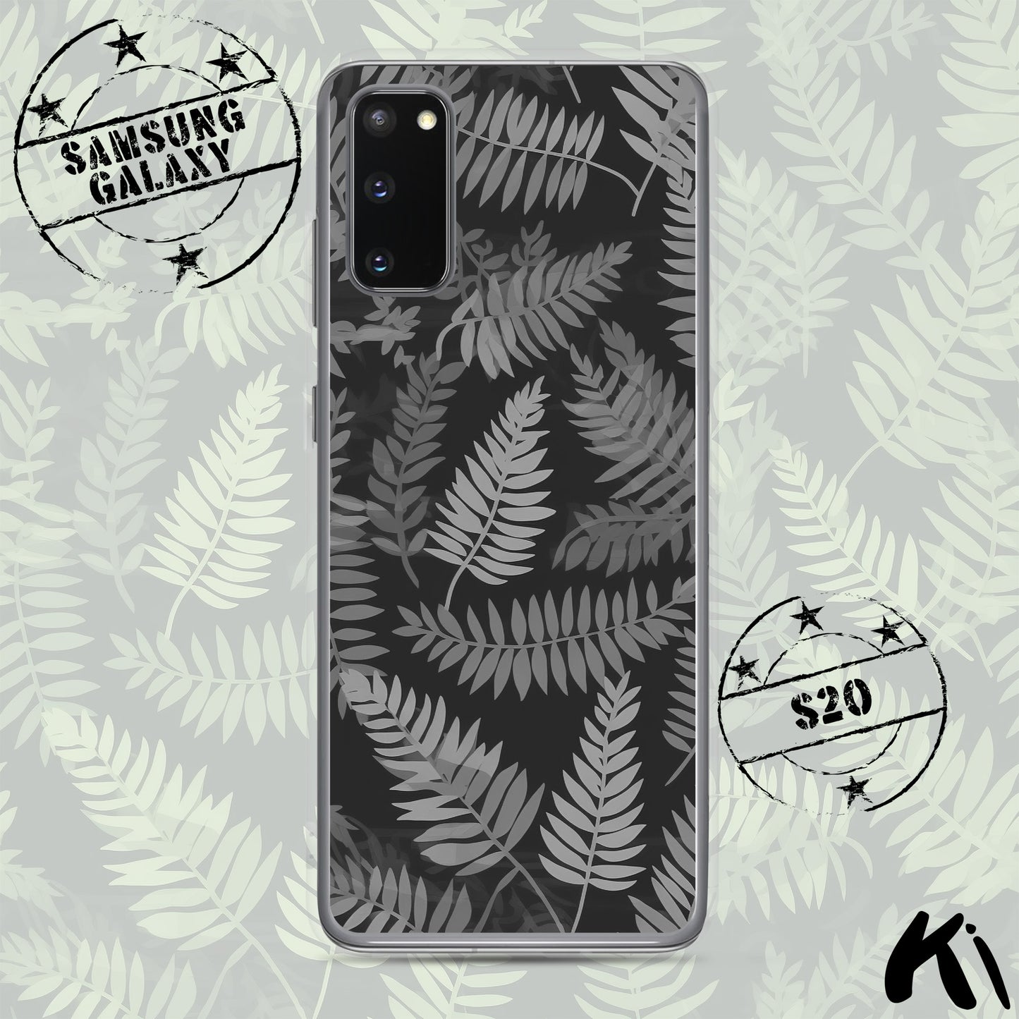 FERN LEAVES Clear Case for Samsung® S Series Phones