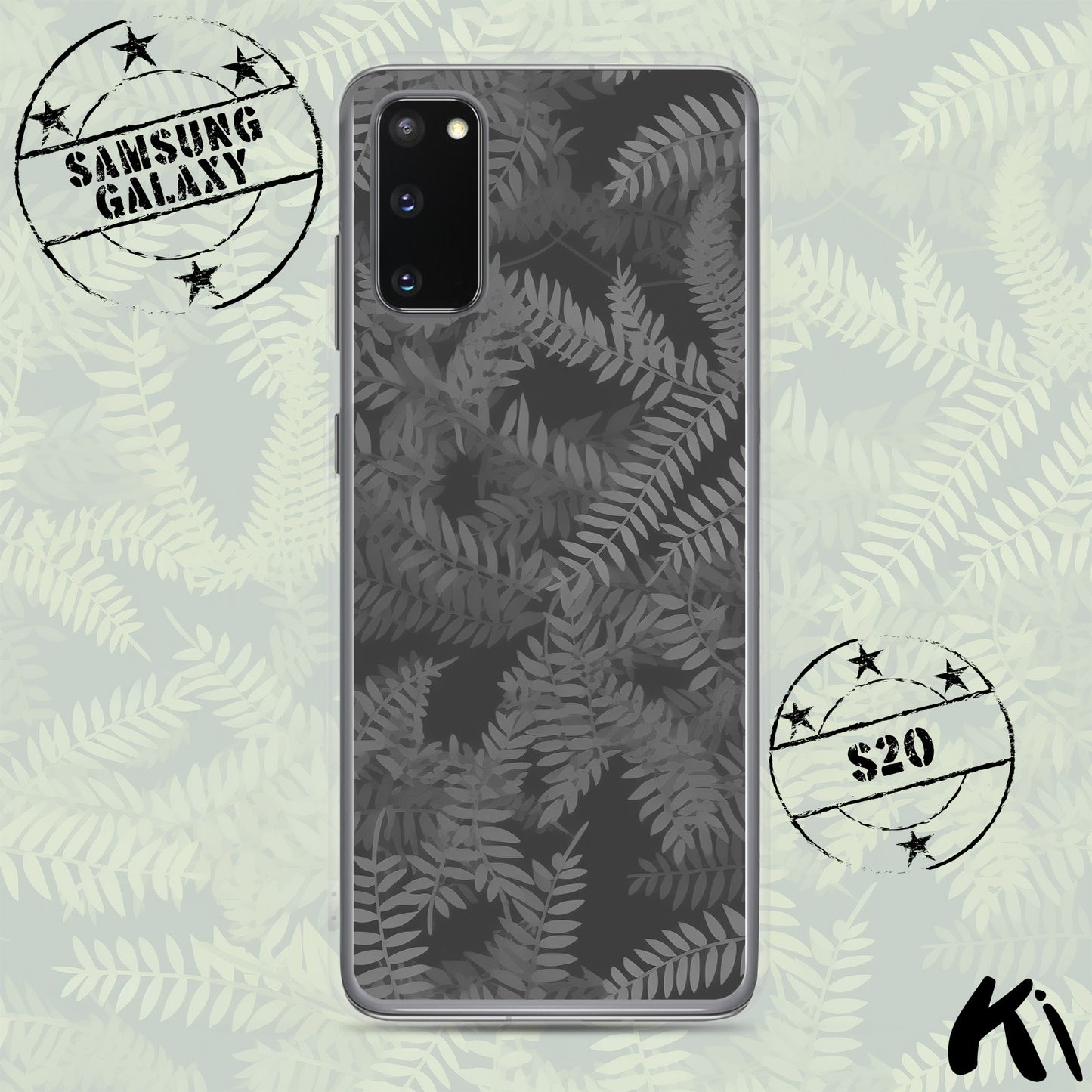 FERN LEAVES Clear Case for Samsung® S Series Phones
