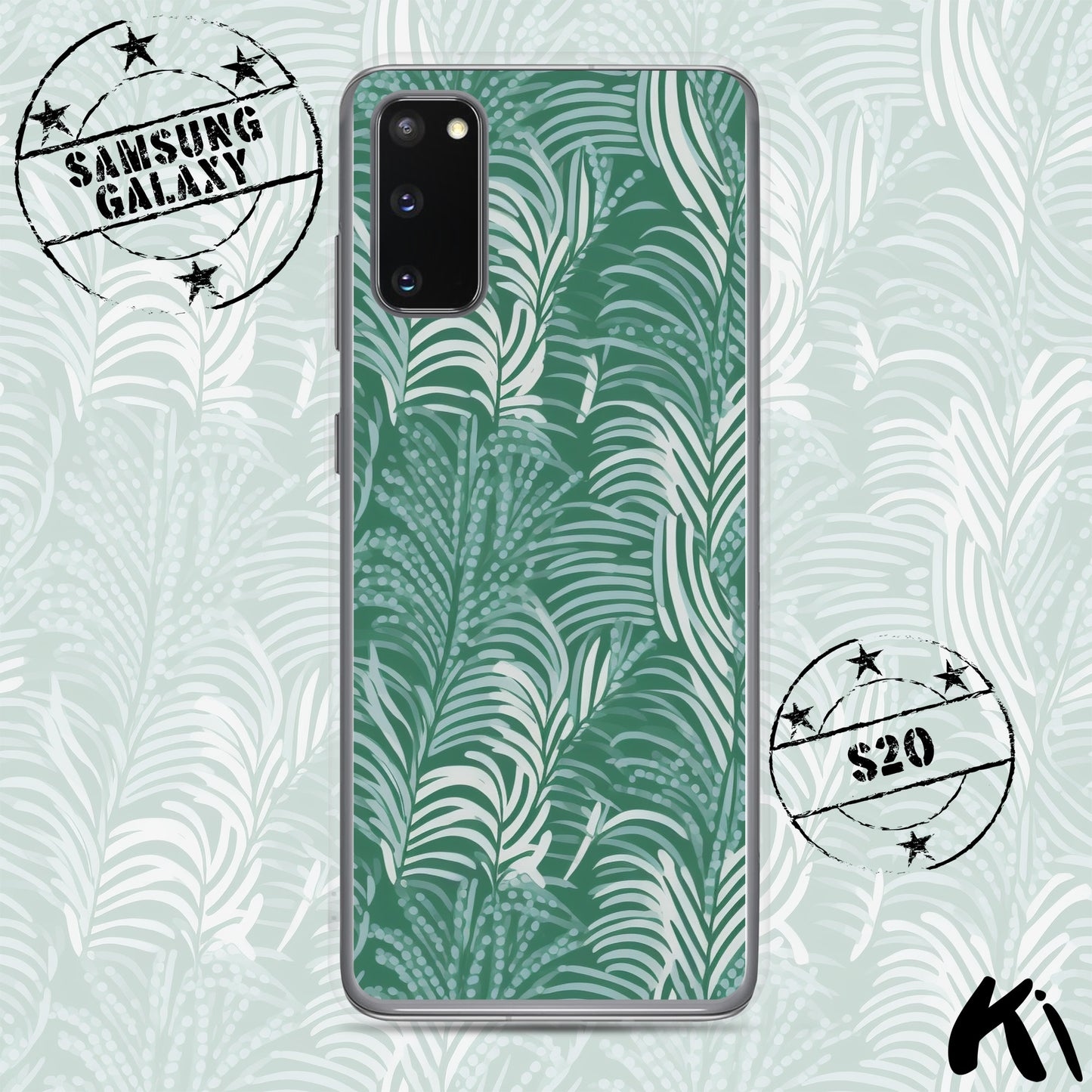 FERN LEAVES Clear Case for Samsung® S Series Phones