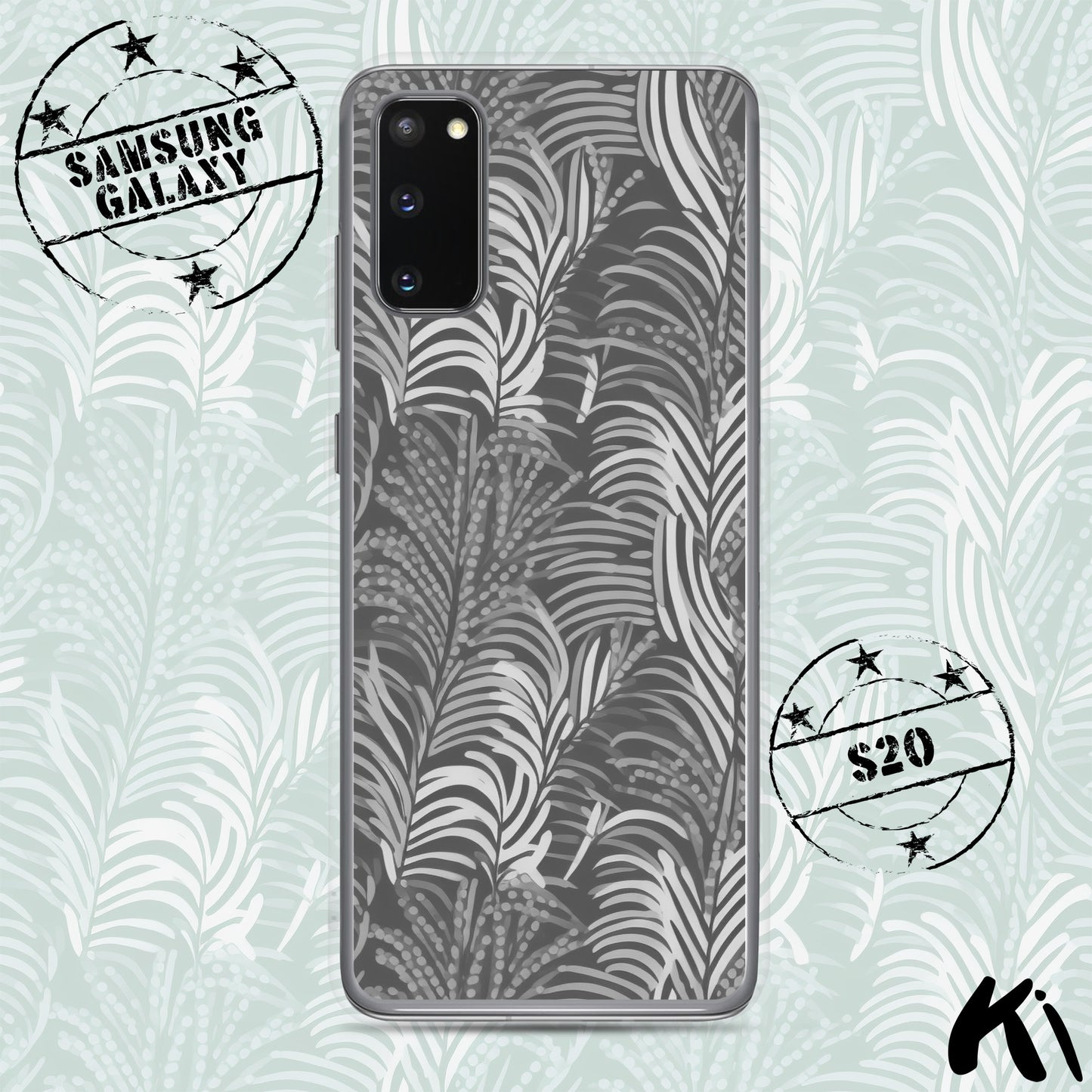 FERN LEAVES Clear Case for Samsung® S Series Phones