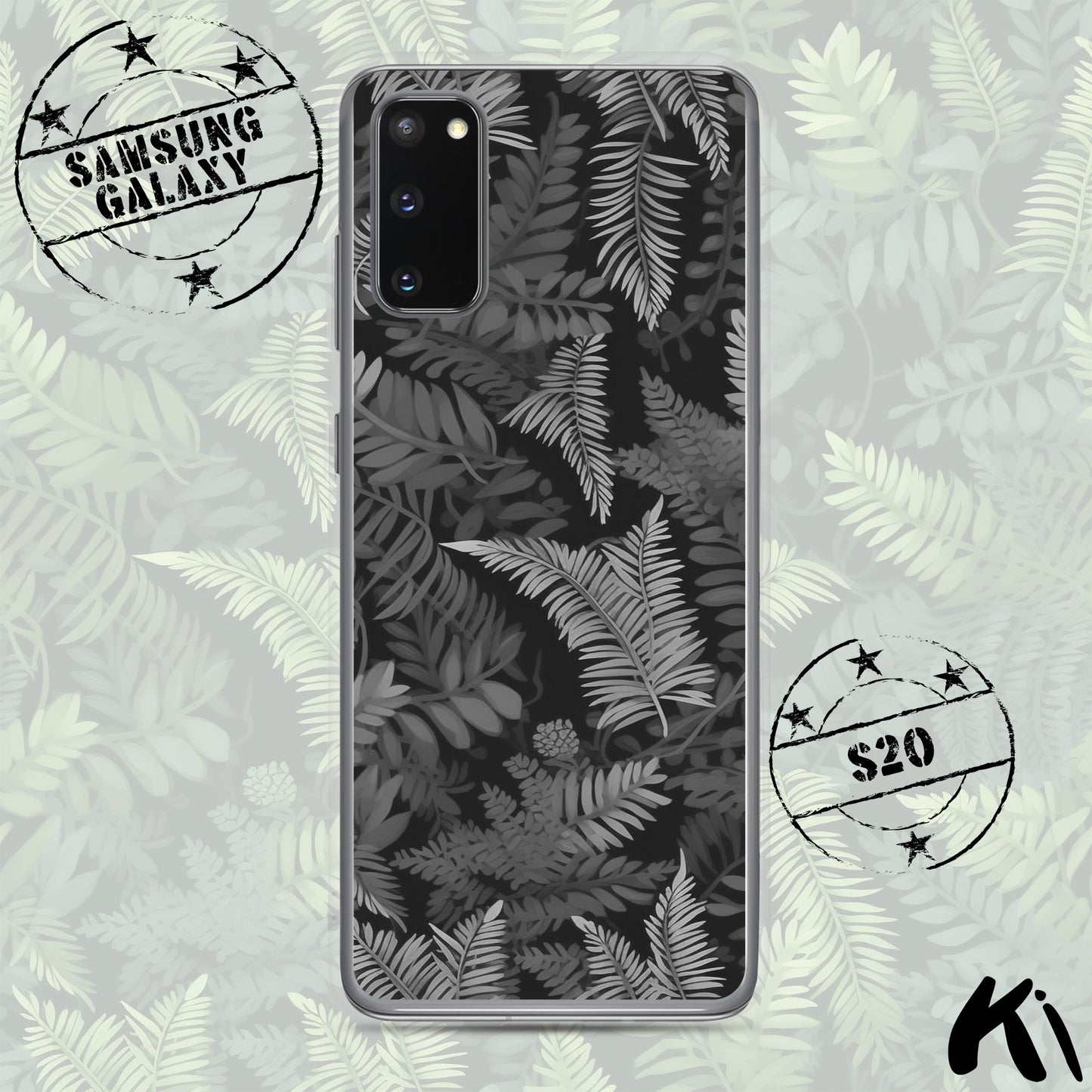 FERN LEAVES Clear Case for Samsung® S Series Phones