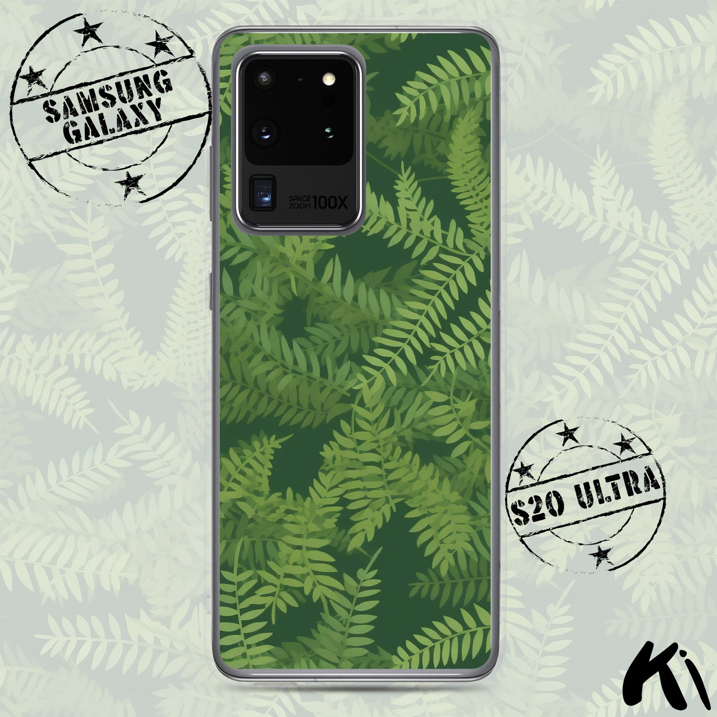 FERN LEAVES Clear Case for Samsung® S Series Phones