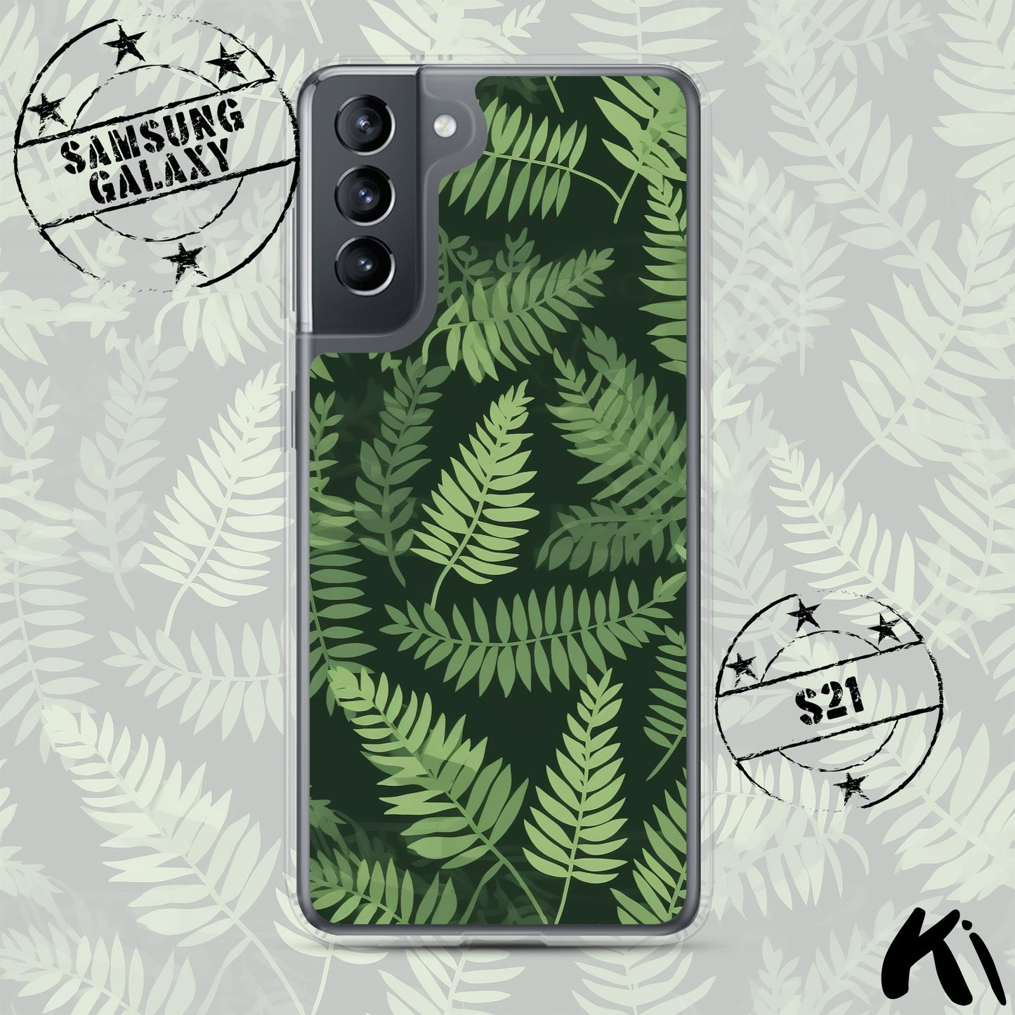 FERN LEAVES Clear Case for Samsung® S Series Phones