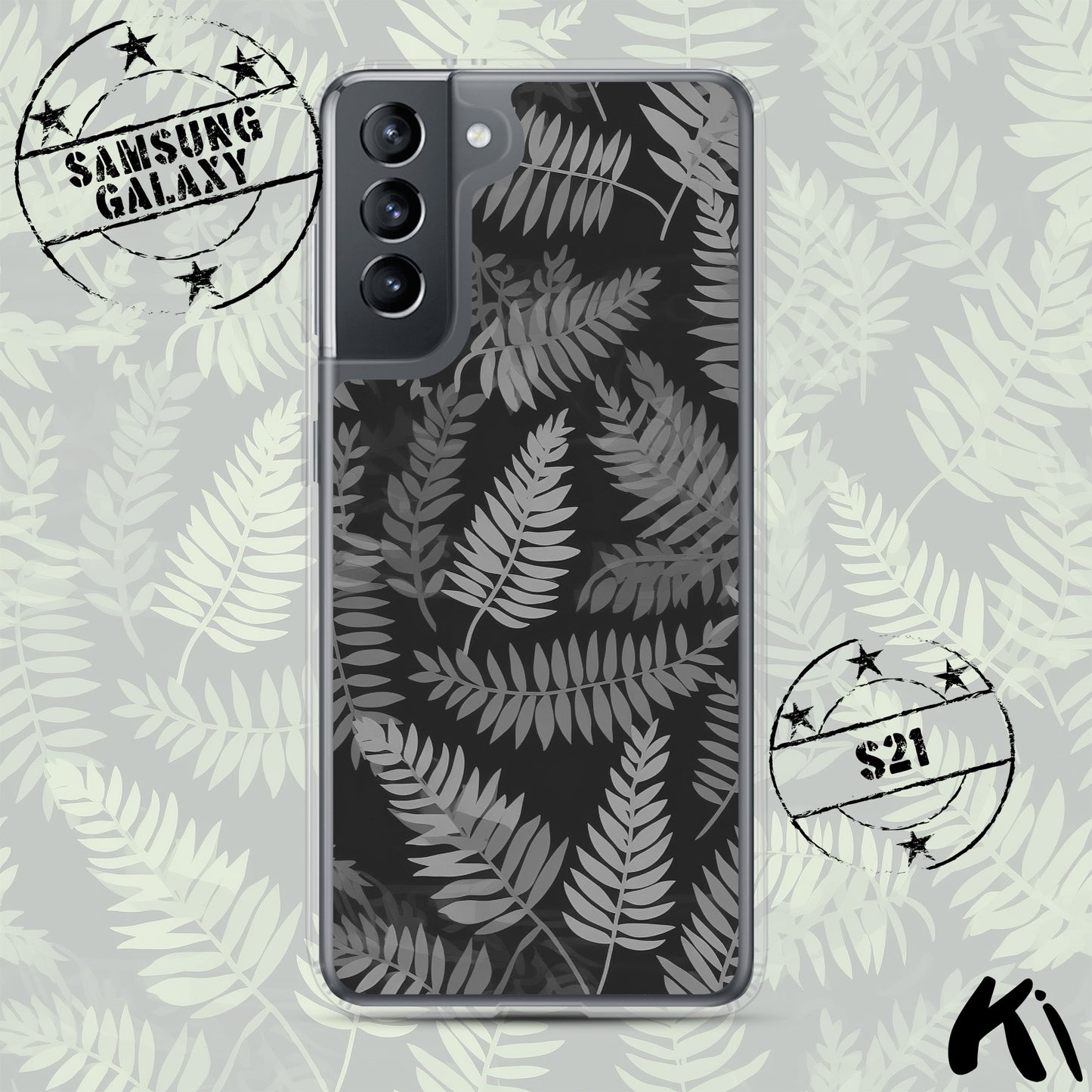 FERN LEAVES Clear Case for Samsung® S Series Phones