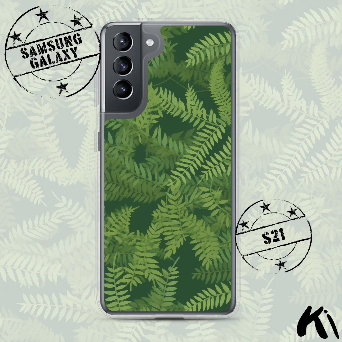 FERN LEAVES Clear Case for Samsung® S Series Phones