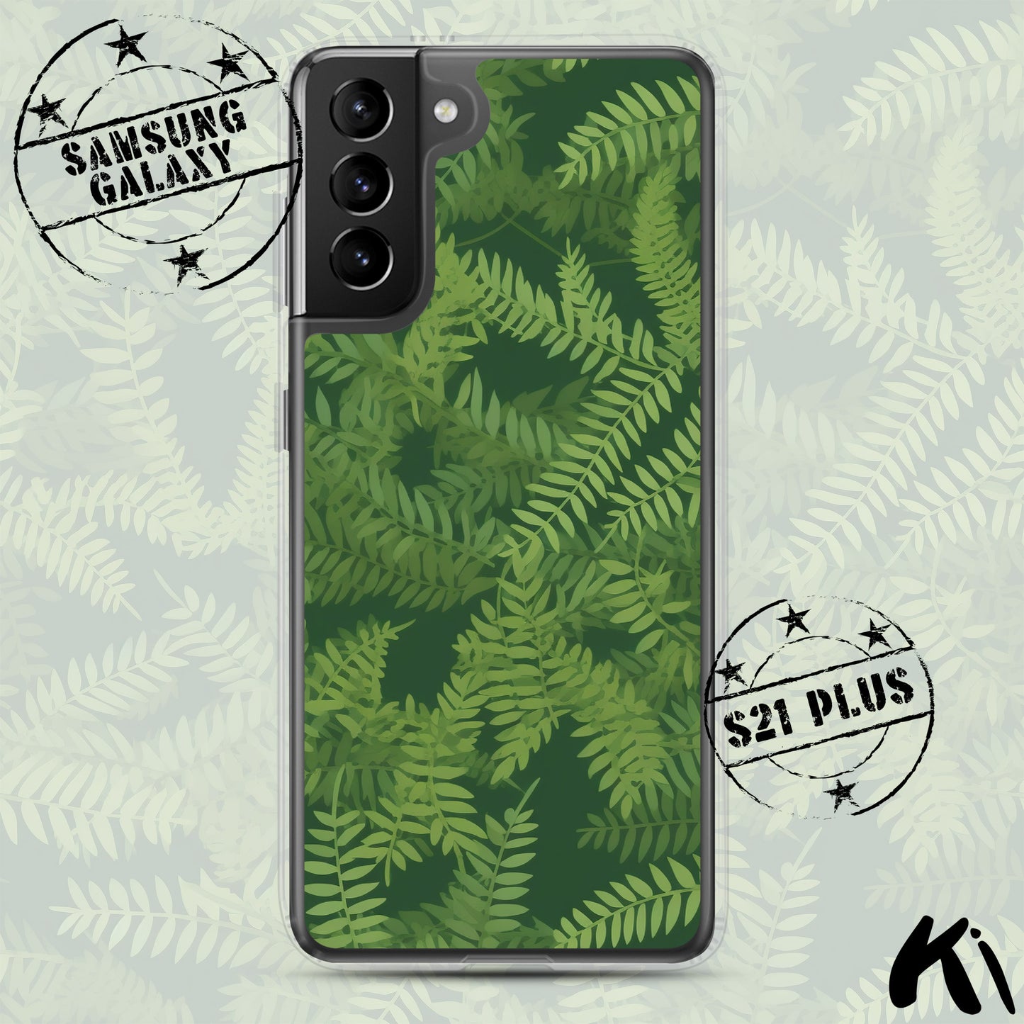 FERN LEAVES Clear Case for Samsung® S Series Phones