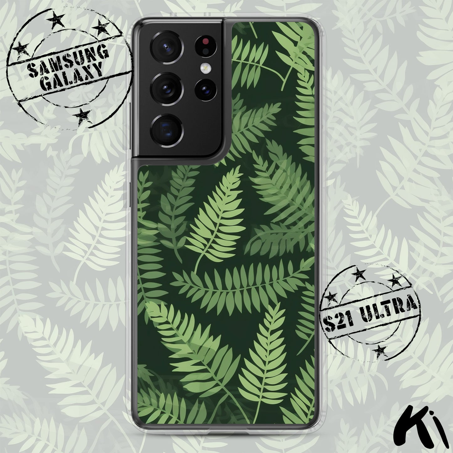 FERN LEAVES Clear Case for Samsung® S Series Phones