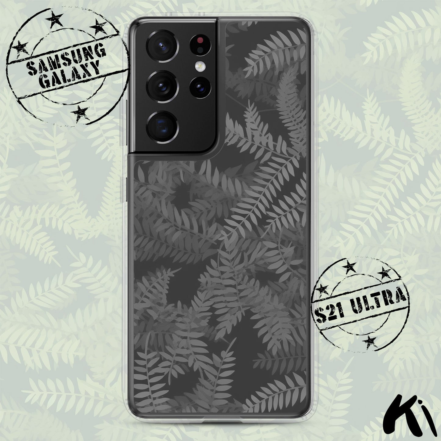 FERN LEAVES Clear Case for Samsung® S Series Phones