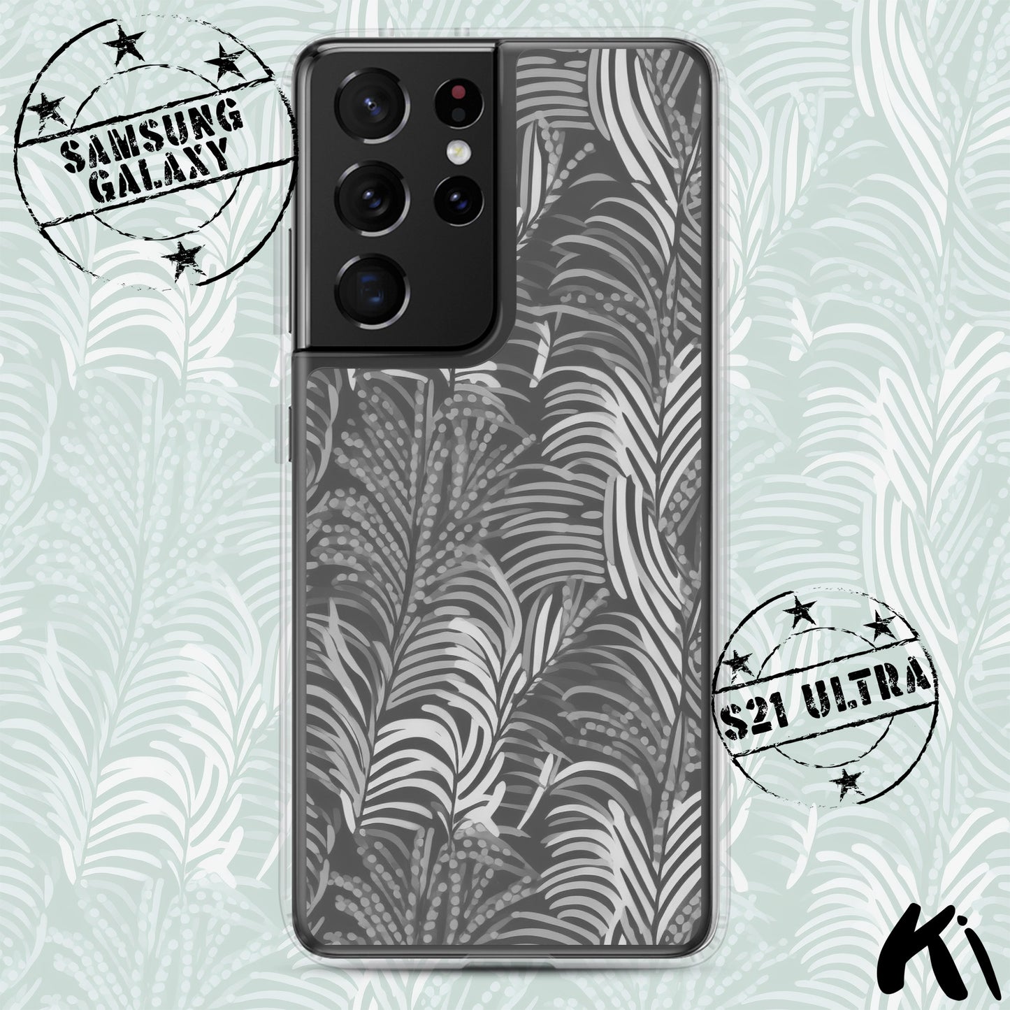 FERN LEAVES Clear Case for Samsung® S Series Phones