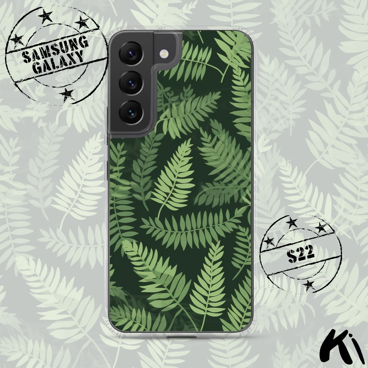 FERN LEAVES Clear Case for Samsung® S Series Phones