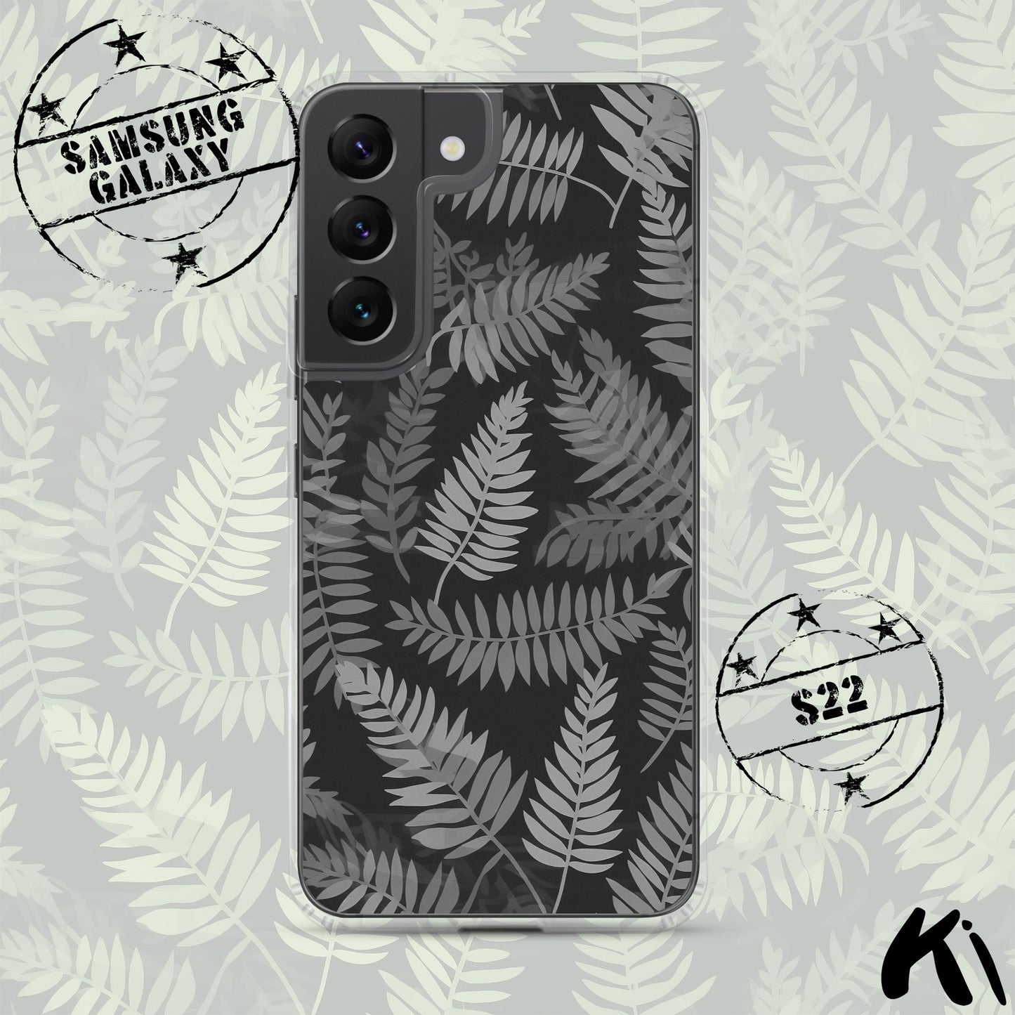 FERN LEAVES Clear Case for Samsung® S Series Phones