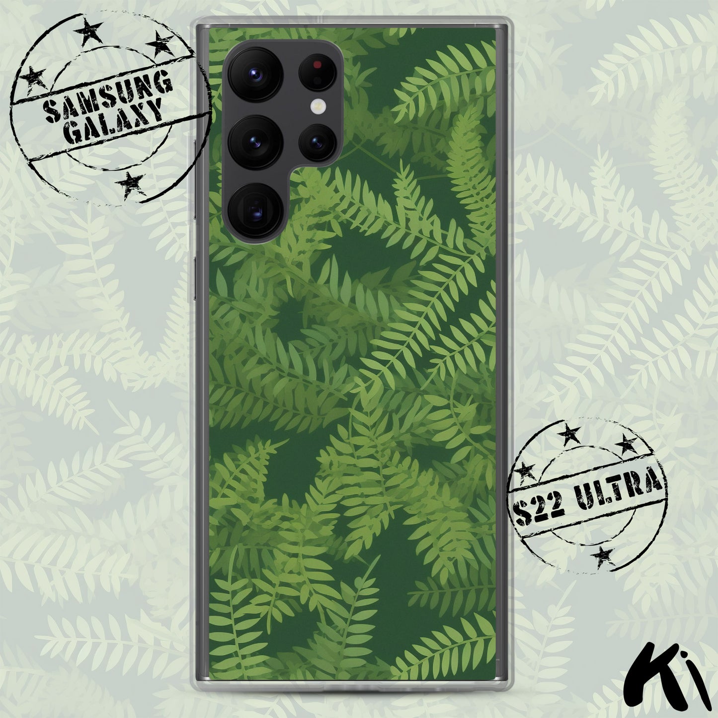 FERN LEAVES Clear Case for Samsung® S Series Phones