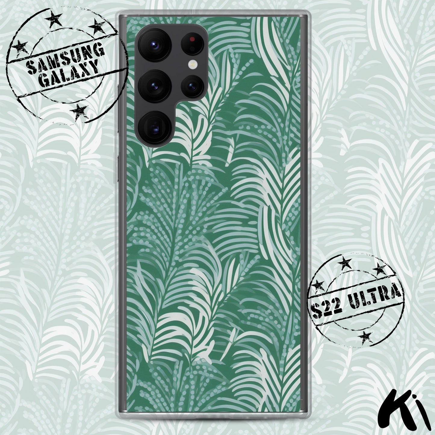 FERN LEAVES Clear Case for Samsung® S Series Phones