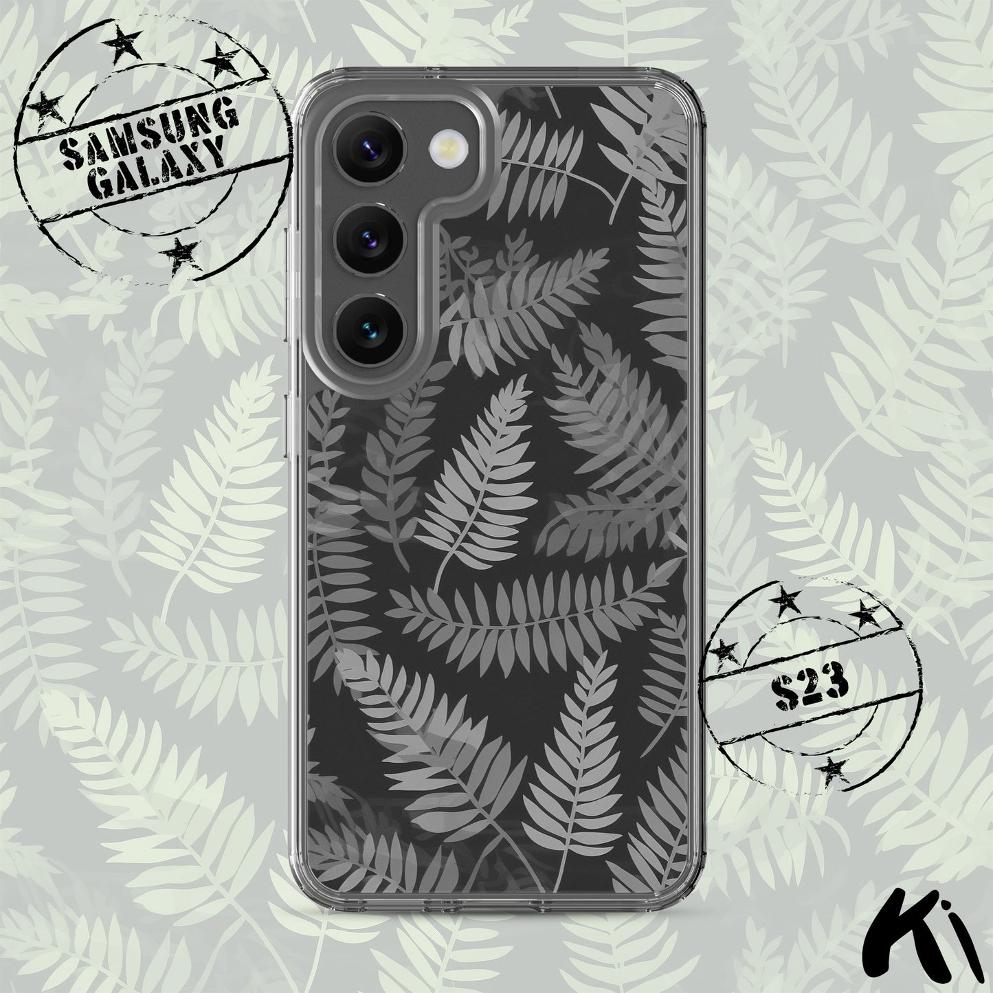FERN LEAVES Clear Case for Samsung® S Series Phones