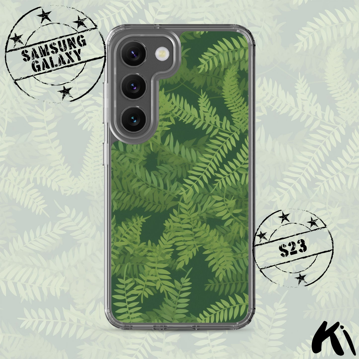 FERN LEAVES Clear Case for Samsung® S Series Phones