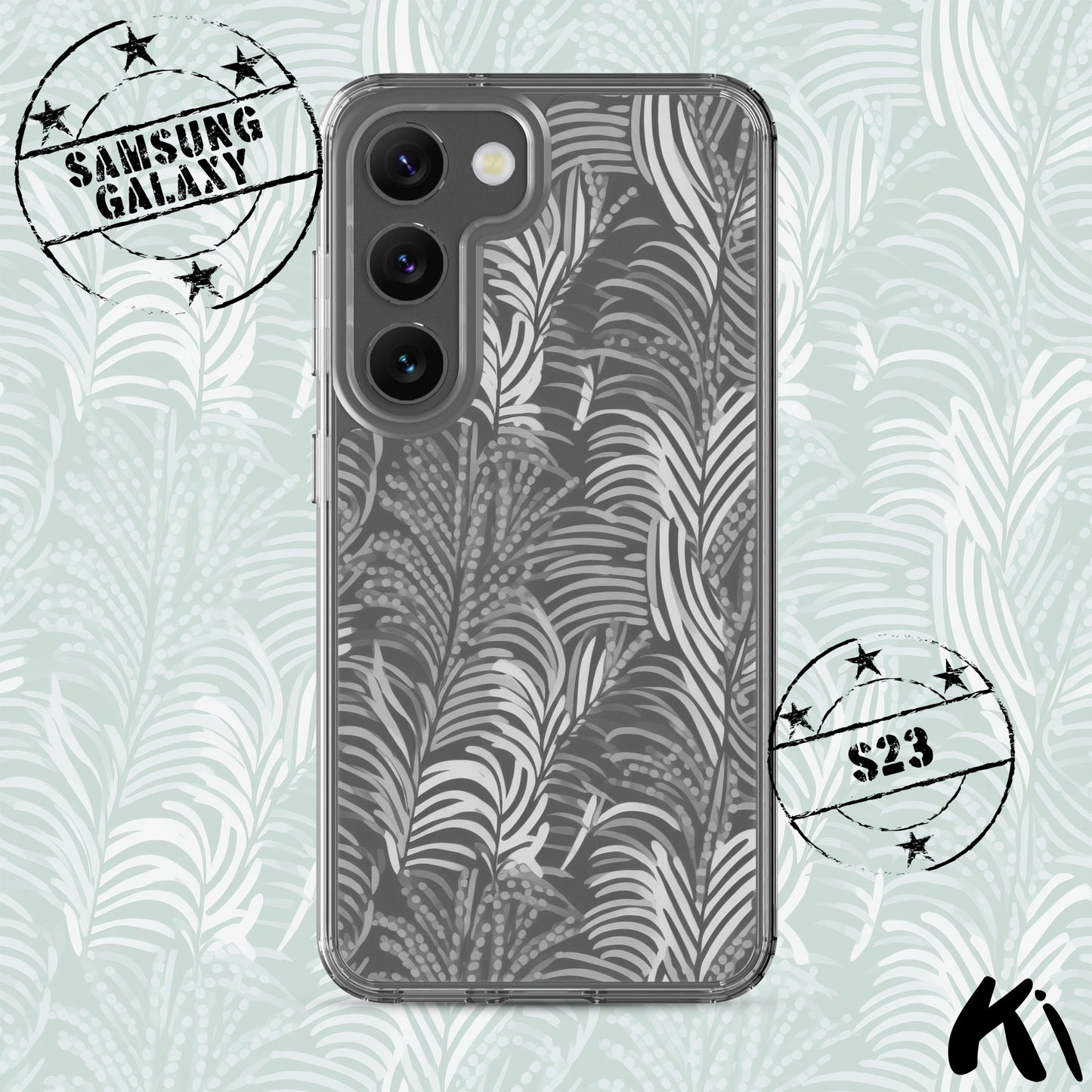 FERN LEAVES Clear Case for Samsung® S Series Phones