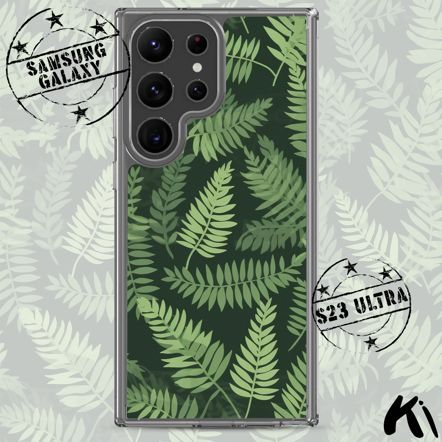 FERN LEAVES Clear Case for Samsung® S Series Phones