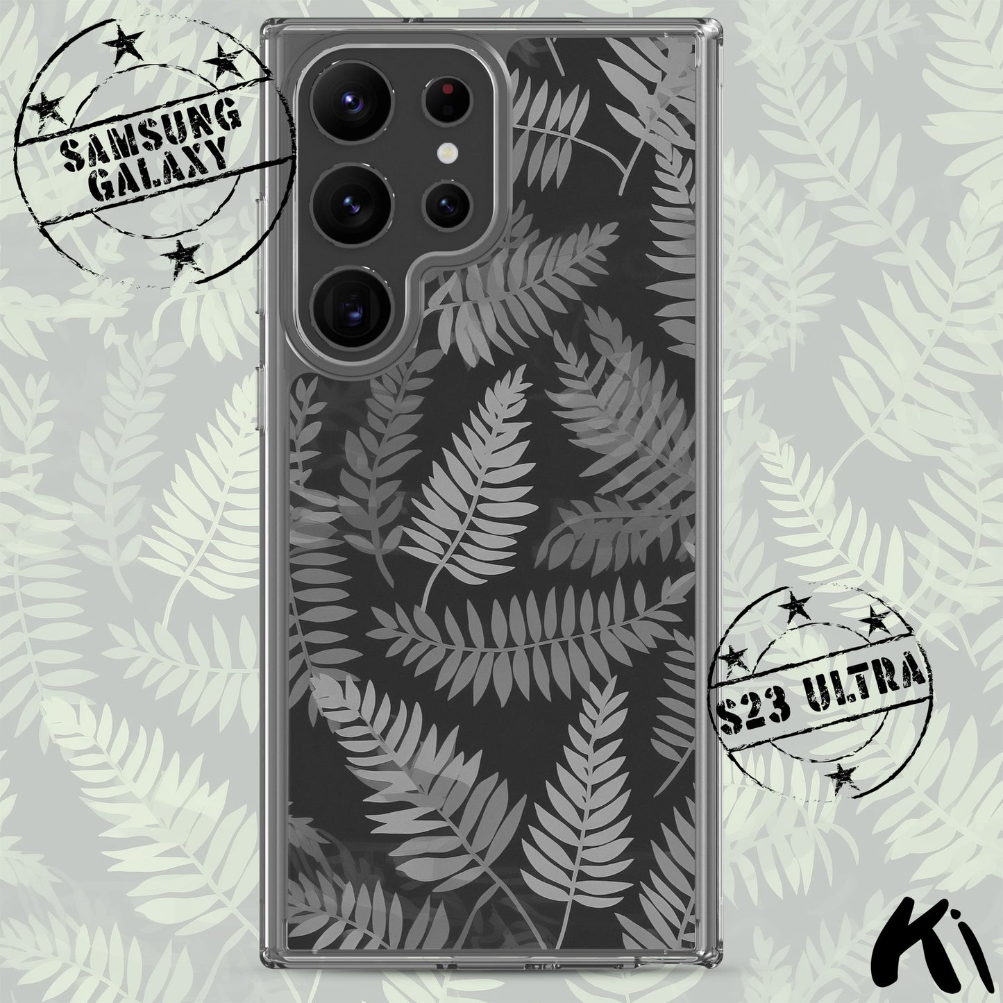 FERN LEAVES Clear Case for Samsung® S Series Phones