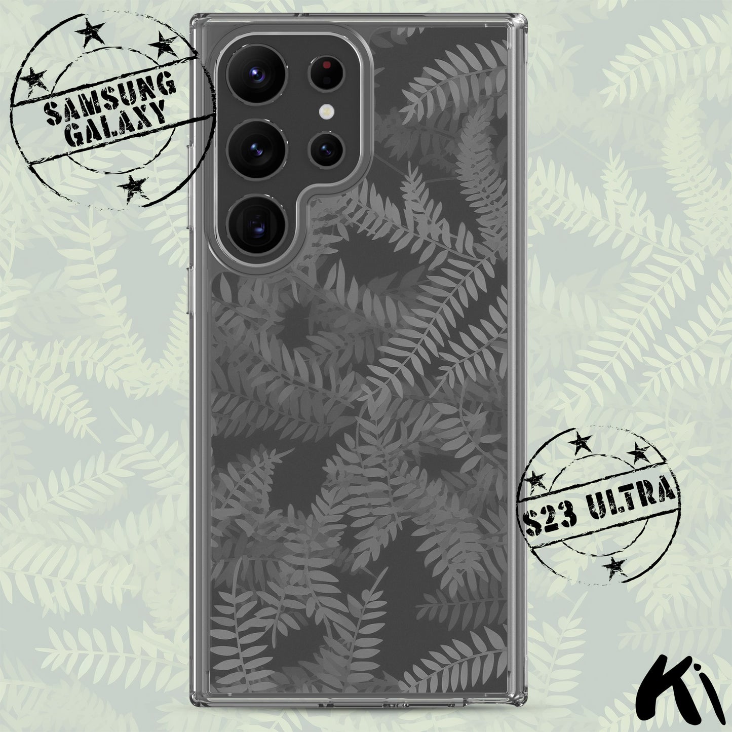FERN LEAVES Clear Case for Samsung® S Series Phones