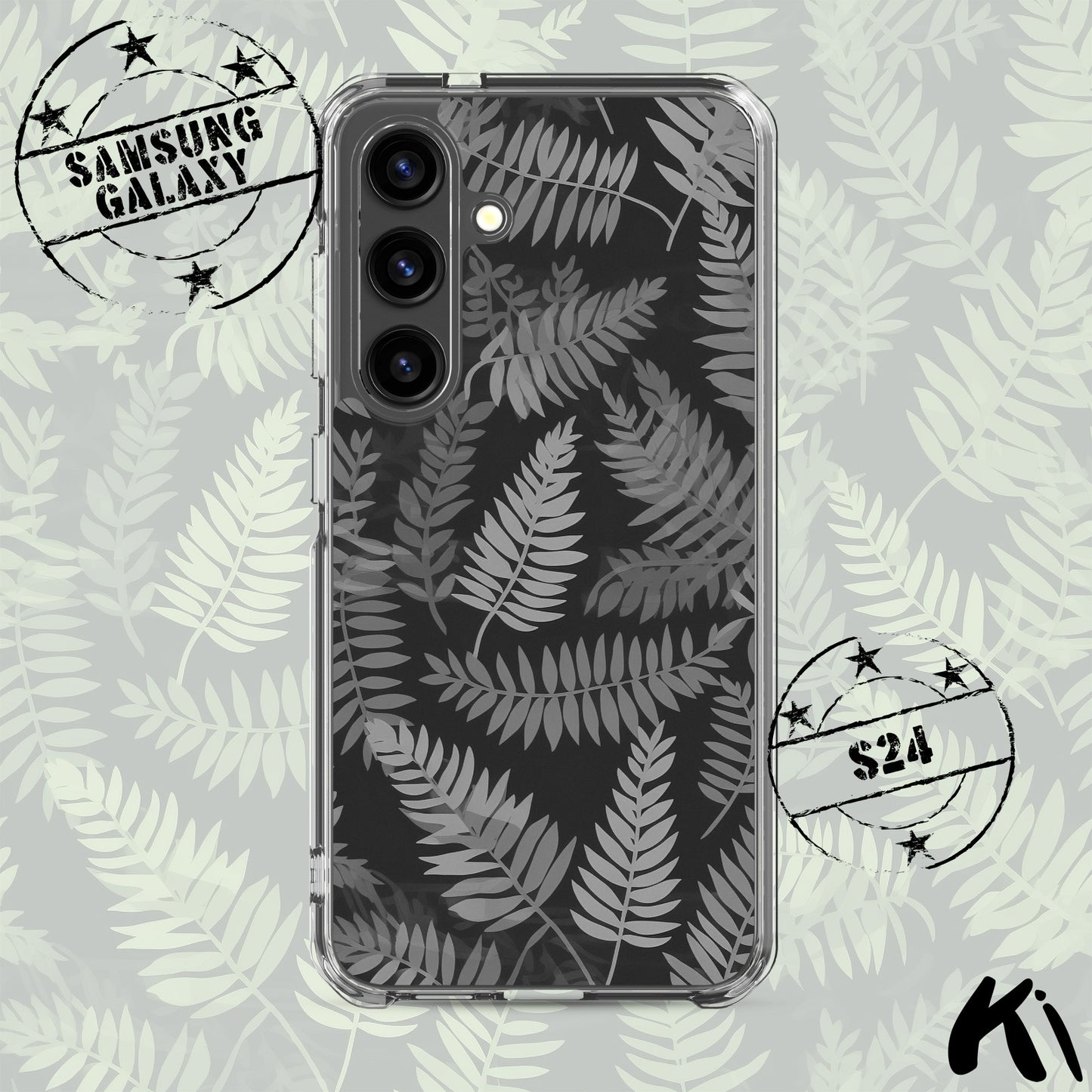 FERN LEAVES Clear Case for Samsung® S Series Phones