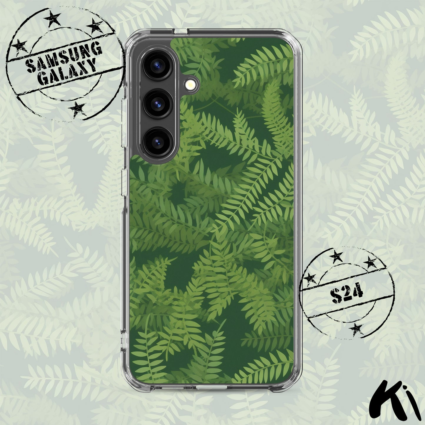 FERN LEAVES Clear Case for Samsung® S Series Phones