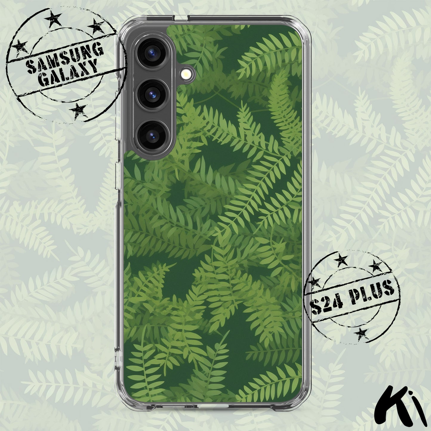 FERN LEAVES Clear Case for Samsung® S Series Phones
