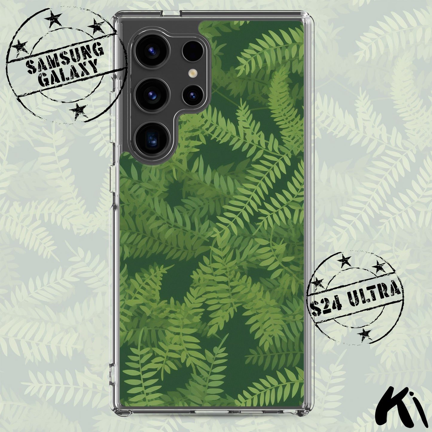 FERN LEAVES Clear Case for Samsung® S Series Phones