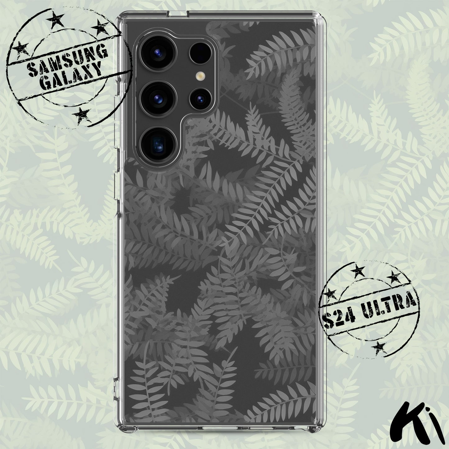 FERN LEAVES Clear Case for Samsung® S Series Phones