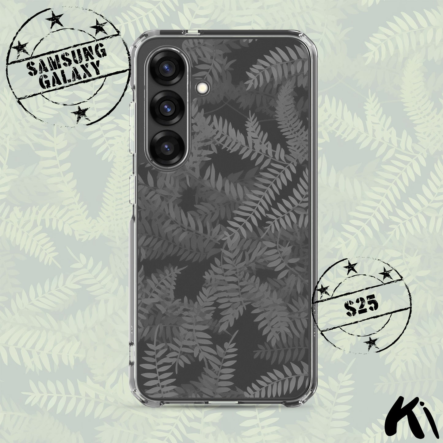 FERN LEAVES Clear Case for Samsung® S Series Phones