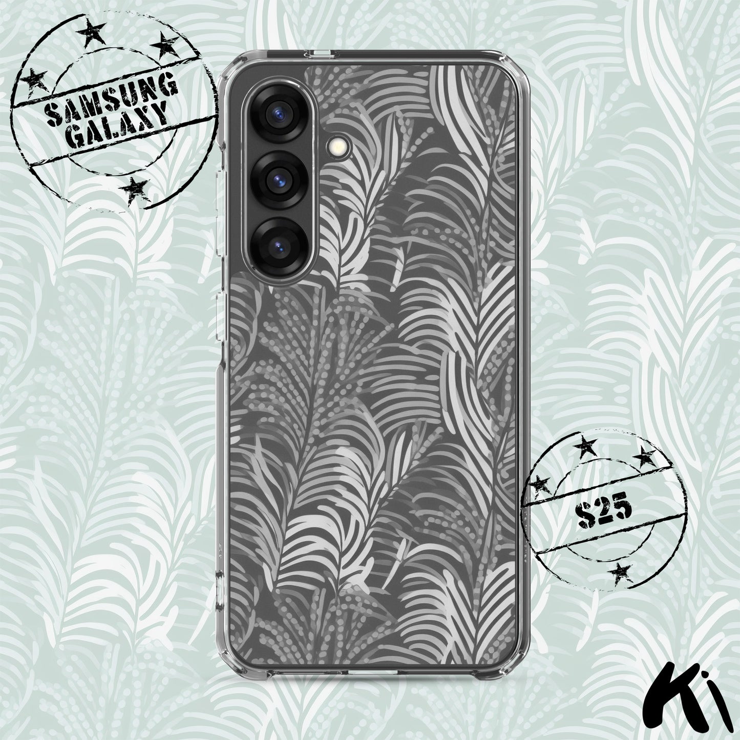 FERN LEAVES Clear Case for Samsung® S Series Phones