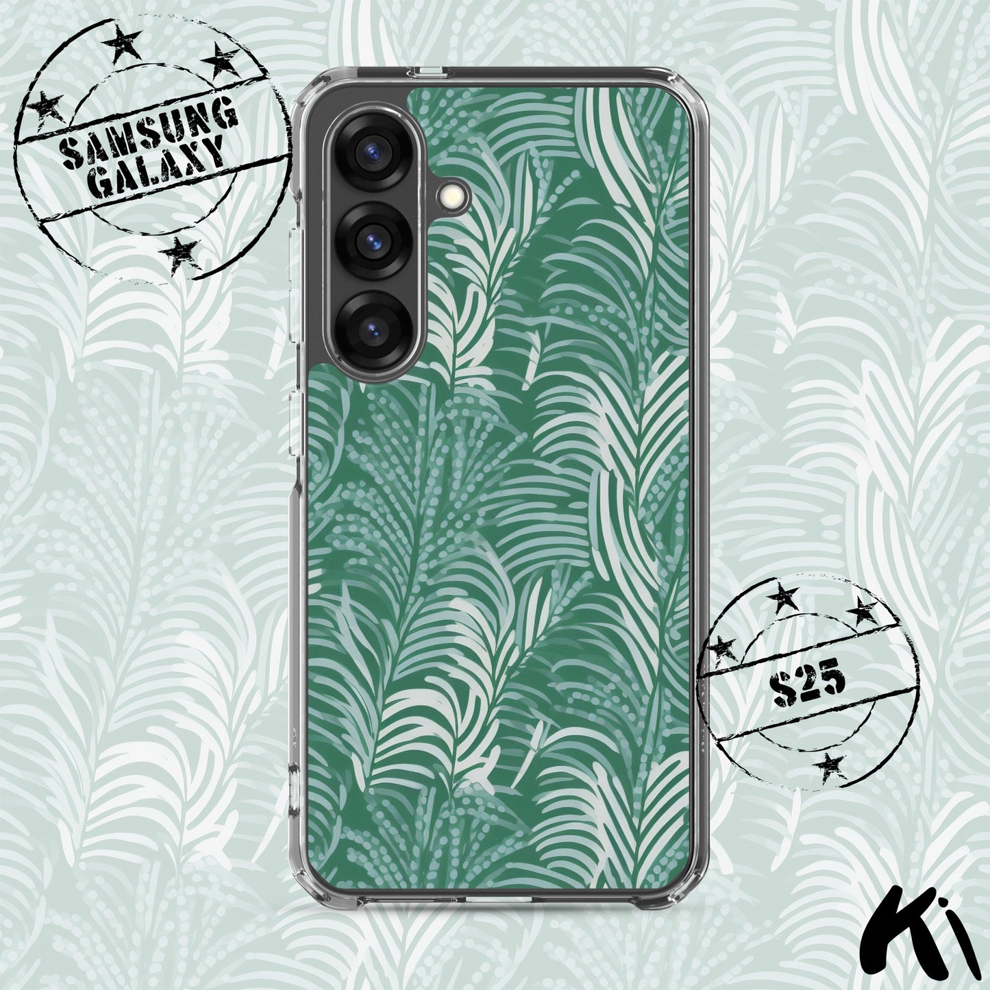 FERN LEAVES Clear Case for Samsung® S Series Phones