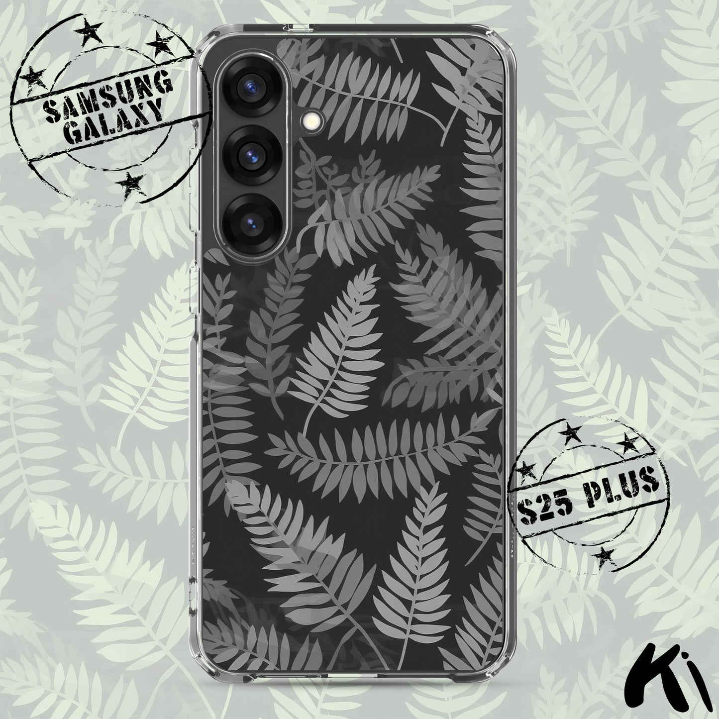 FERN LEAVES Clear Case for Samsung® S Series Phones