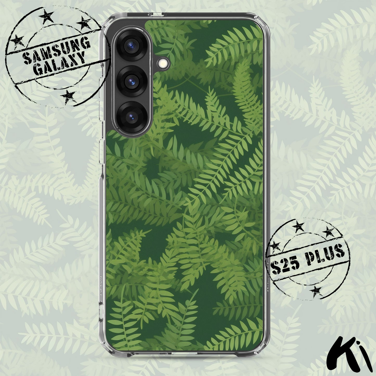 FERN LEAVES Clear Case for Samsung® S Series Phones