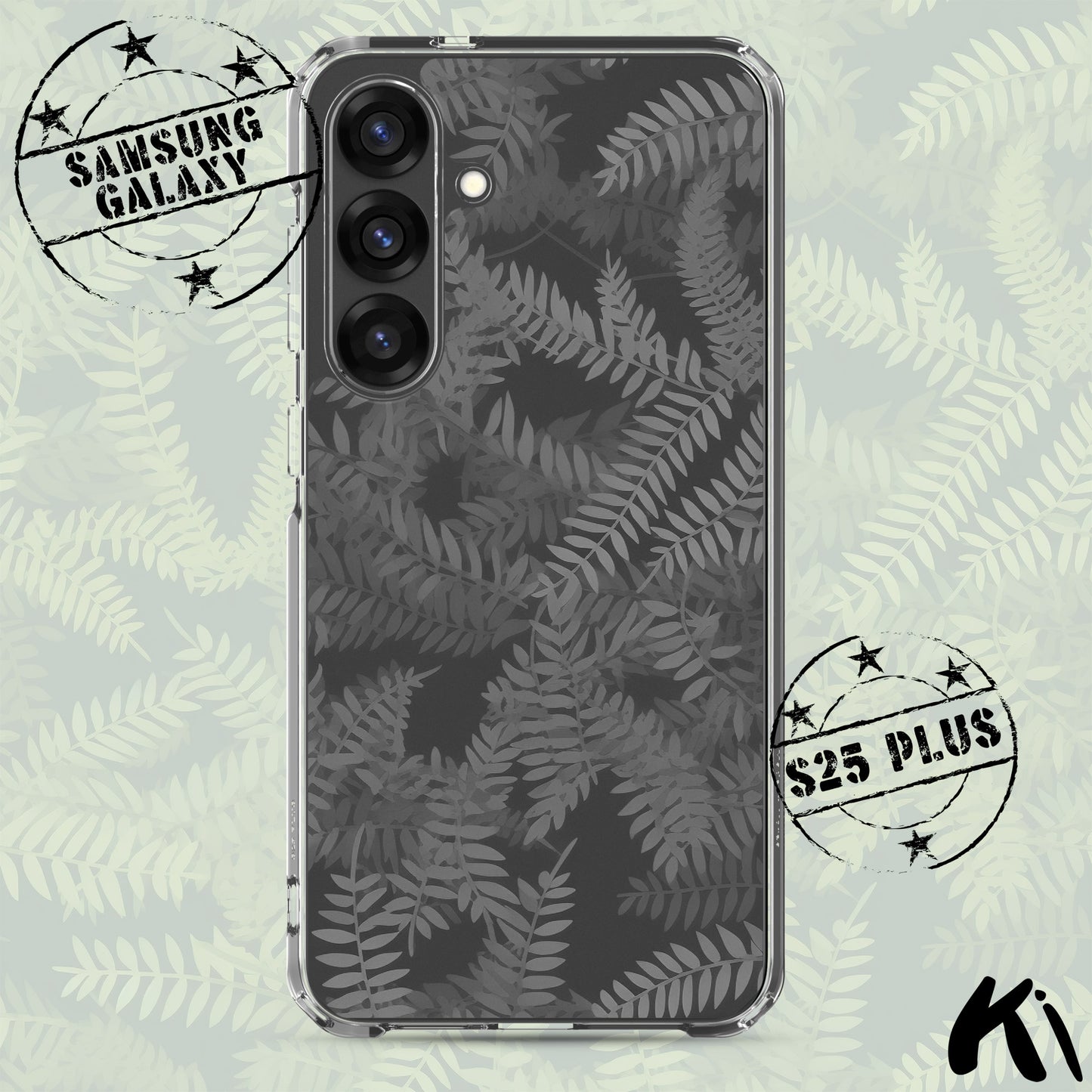 FERN LEAVES Clear Case for Samsung® S Series Phones