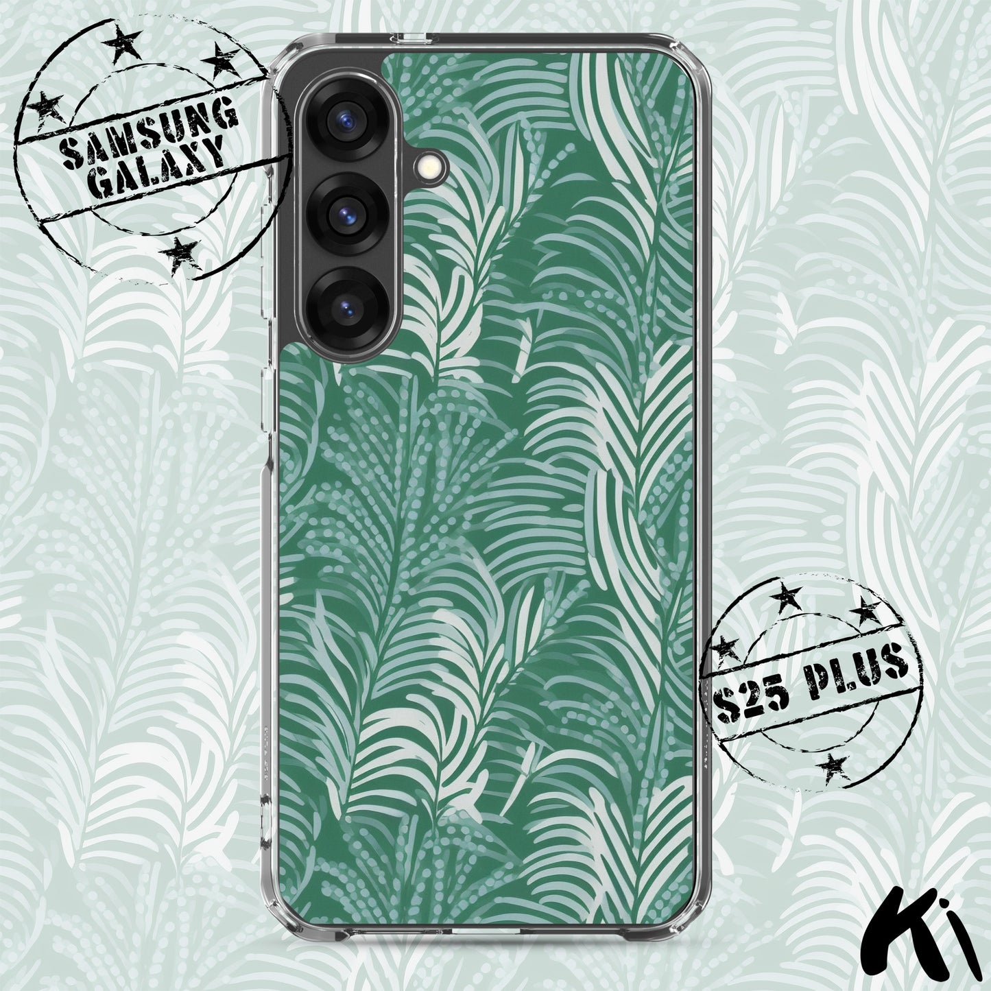FERN LEAVES Clear Case for Samsung® S Series Phones
