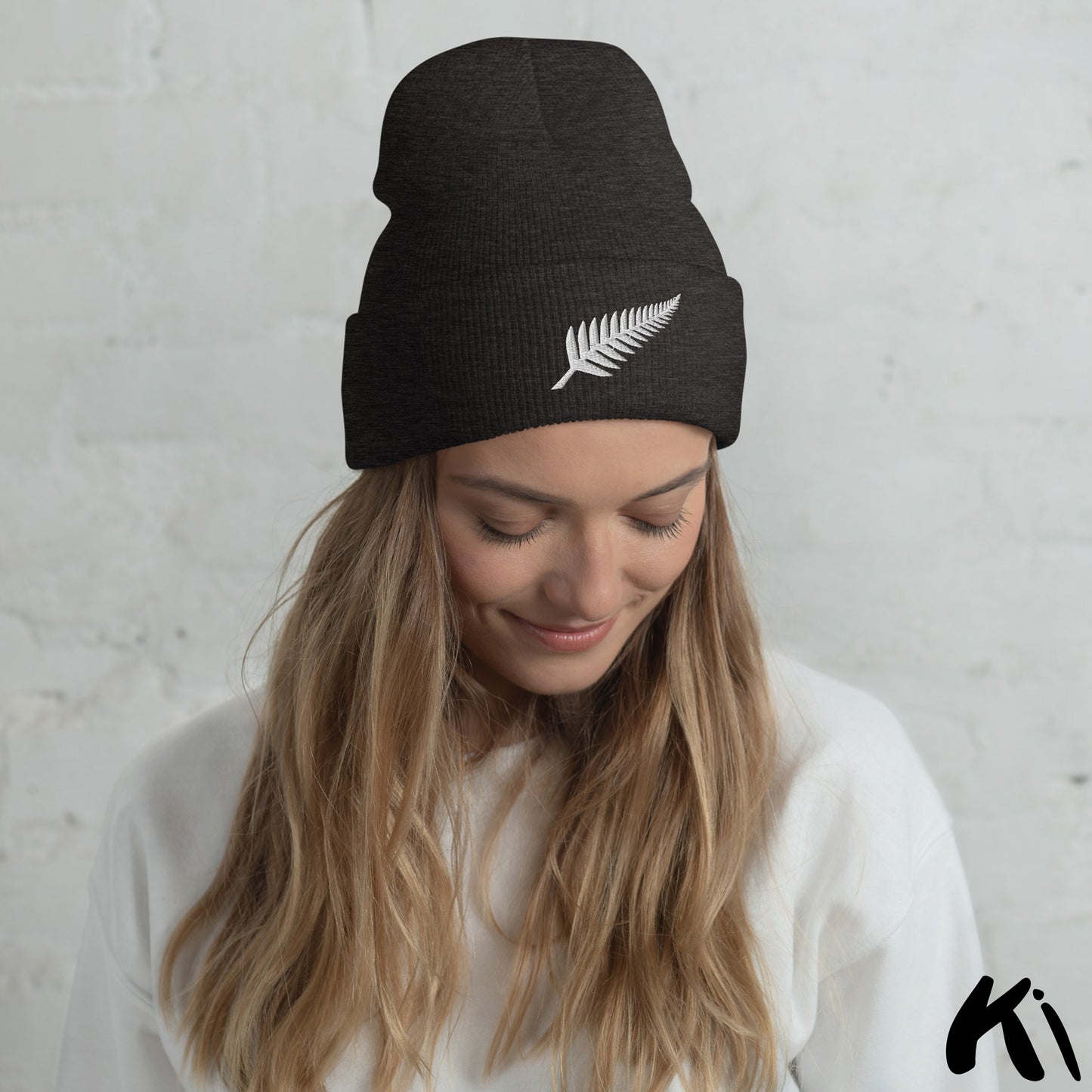 SILVER FERN Embroidered Beanie