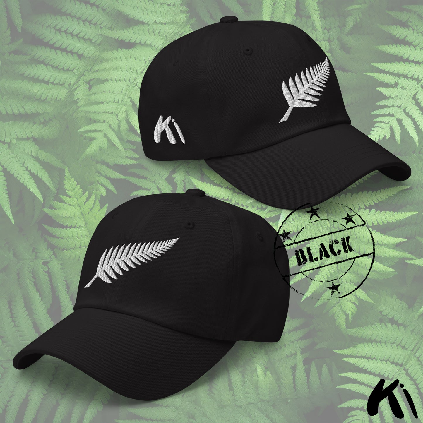 SILVER FERN Embroidered Cap