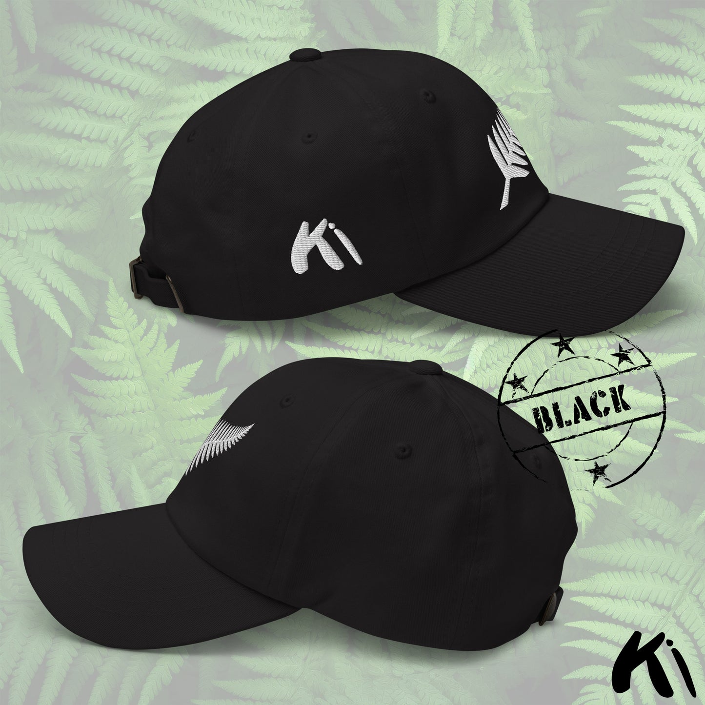 SILVER FERN Embroidered Dad Hat