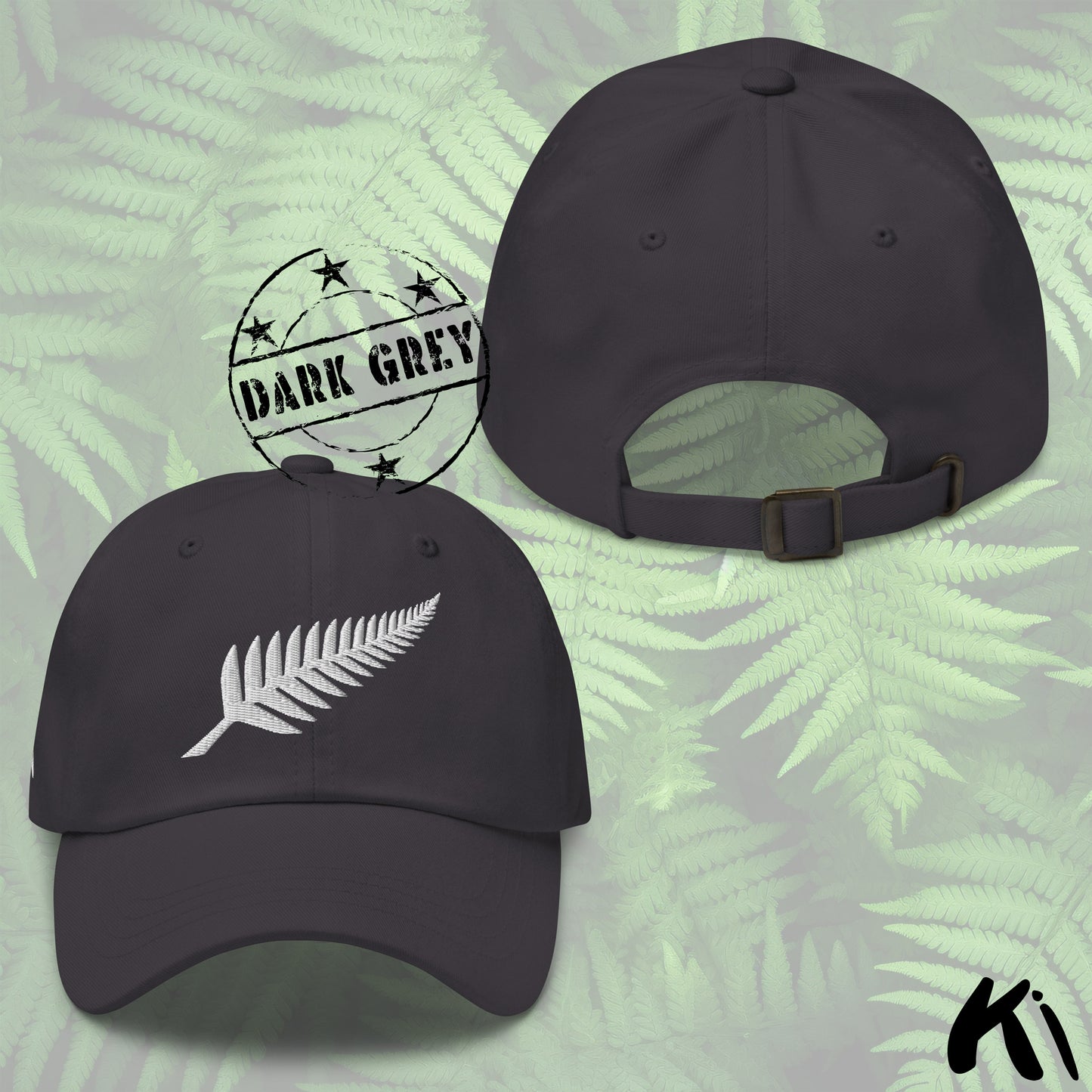 SILVER FERN Embroidered Dad Hat