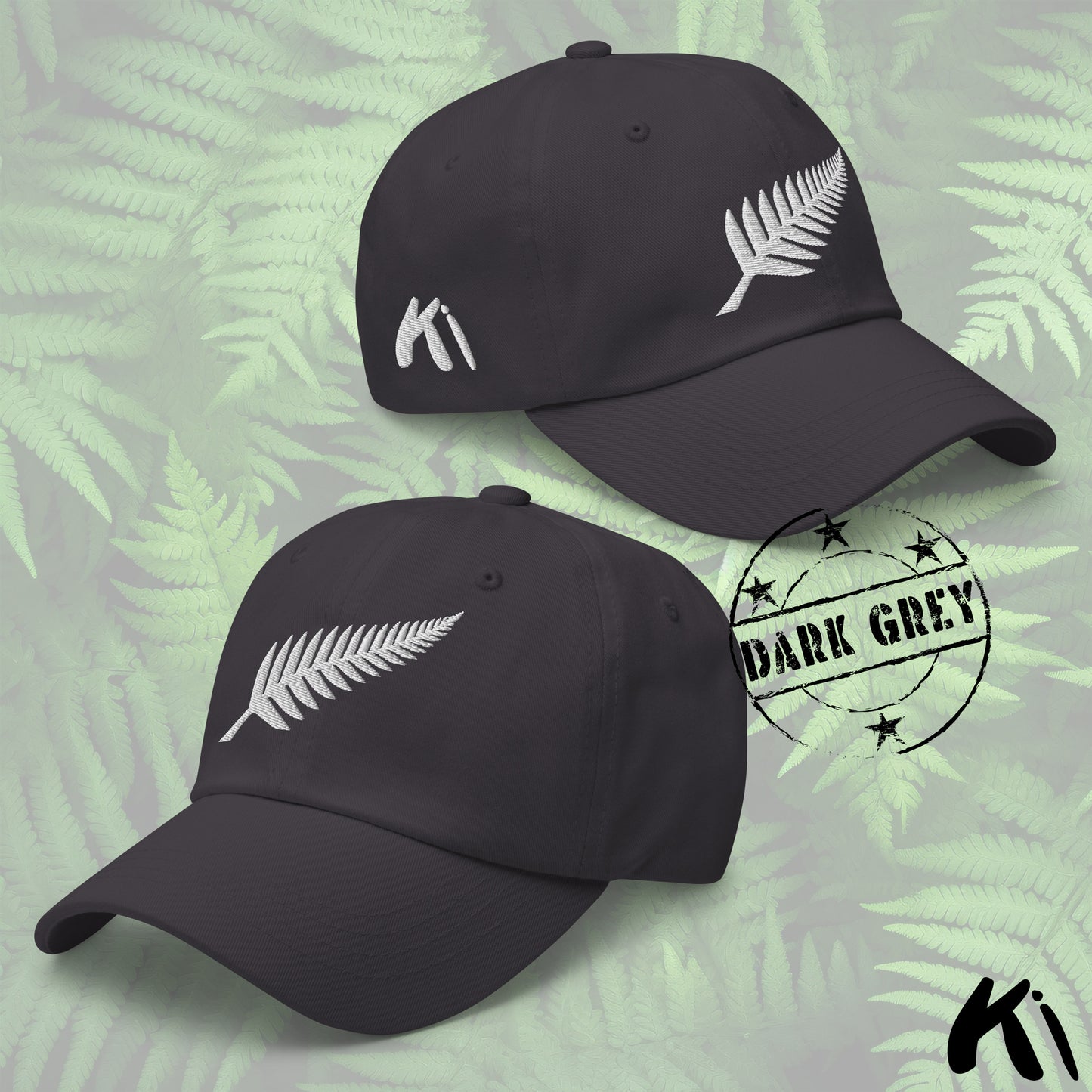 SILVER FERN Embroidered Dad Hat